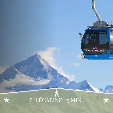 Plein Ciel Horizon I Balcony I Near Cable Cars I Parking I View Of The Alps بيت للعطل كرانز مونتانا